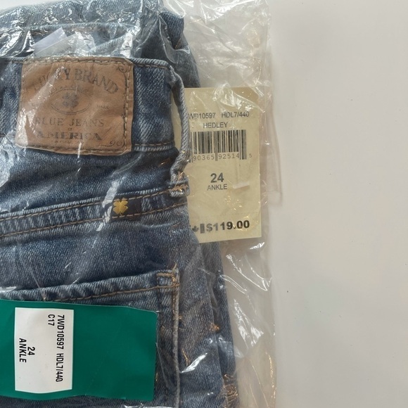 Lucky Brand Bridgette Skinny Jean Hedley Embroidered Floral Jean - 24 - Picture 6 of 7